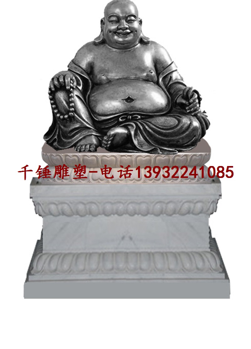 铸铜寺院佛像,设计寺院雕塑,制作弥勒佛