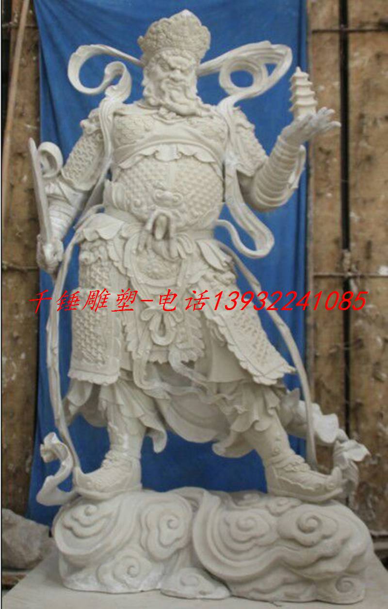 树脂佛像,四大天王雕塑,寺院雕像厂家