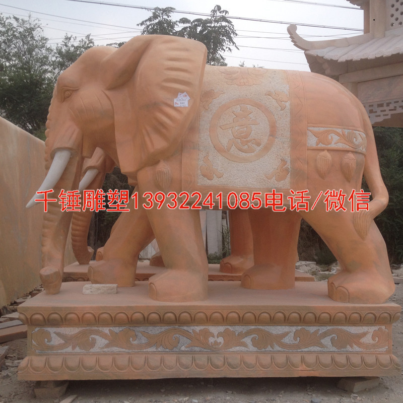 大型动物雕塑，大象加工制作雕刻厂