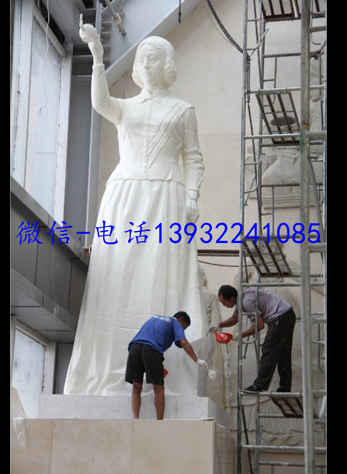 树脂南丁格尔雕像,玻璃钢护士像制作