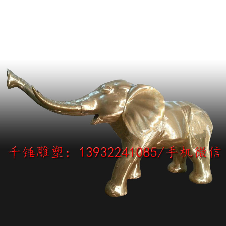 不锈钢雕塑动物主题大象雕塑
